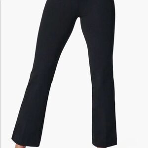 SPANX Super Smooth Perfect Fit Ponte Kick Flare Pant 20386R Black Size XL